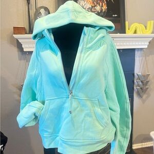 Lululemon Athletica half zip Mint Green Hoodie